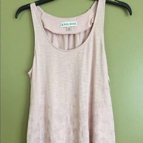 KNOX Rose Tank with embroidery - Picture 1 of 4